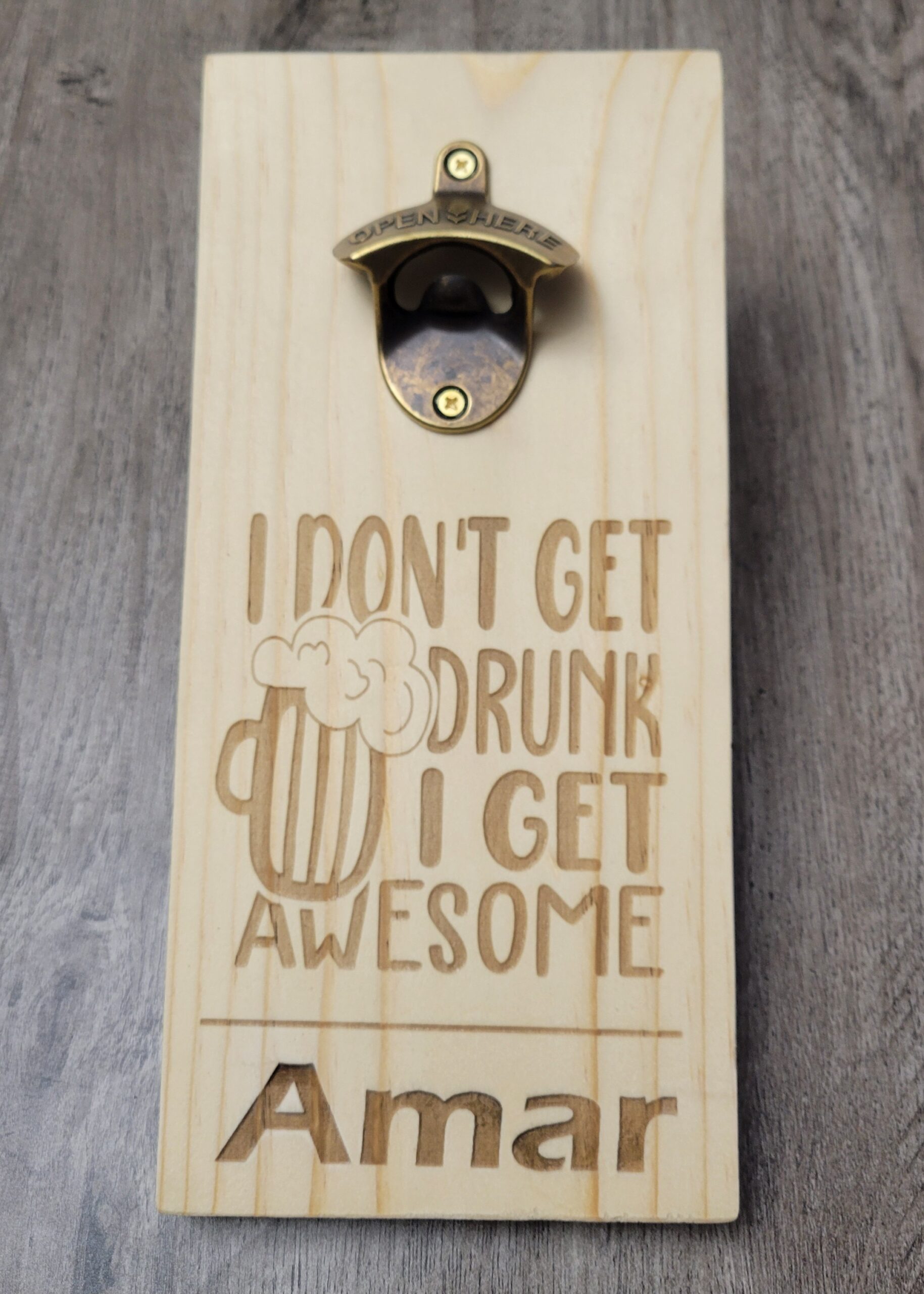 PERSONALIZED BOTTLE OPENER MAGNETIC "Thankful, Grateful and Truly Blessed" - Image 5