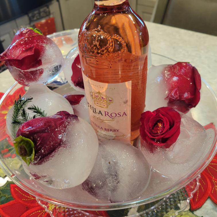 FLORAL ICE SPHERES CENTERPIECE / WINE COOLER - Image 6