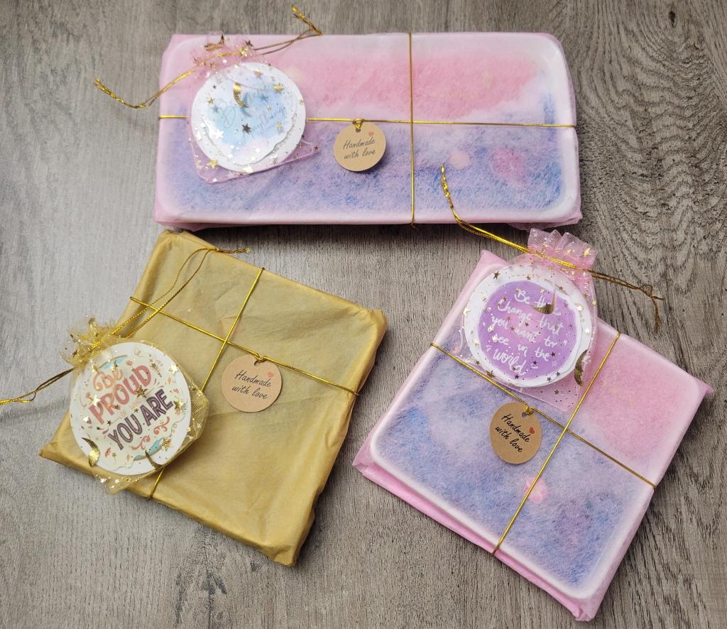 OCEAN ART CERAMIC DISH - PINK SAND - LARGE - Image 4