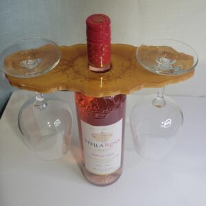 GOLD - RESIN WINE HOLDER