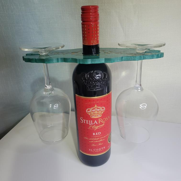 GREEN - RESIN WINE HOLDER - Image 5