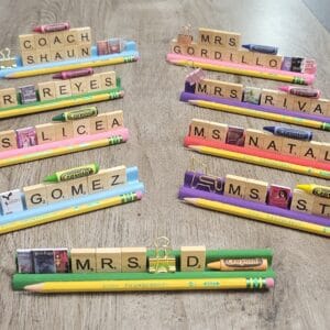 Scrabble Name Plate