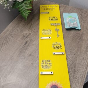 CUSTOM MAGNETIC KEY HOLDER - Yellow