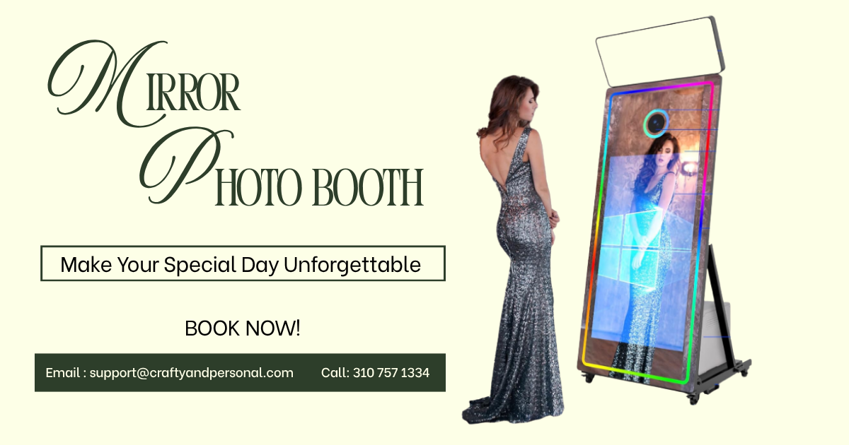 Welcome to our Mirror Photo Booth Rentals!